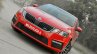 Skoda Octavia RS review test drive front view angle