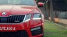 Skoda Octavia RS review test drive headlamp