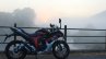 Suzuki Gixxer SF SP FI ABS review right side fog shot