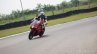 TVS Apache RR 310 first ride review action front left quarter