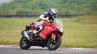 TVS Apache RR 310 first ride review action front right quarter