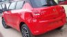 2018 Maruti Swift rear three quarters spy shot