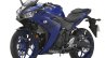 2018 Yamaha YZF-R25 Blue press front left quarter