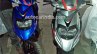 Aprilia SR 125 spied Silver and Blue front