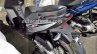 Aprilia SR 125 spied Silver and Blue rear left quarter