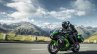 Kawasaki Ninja H2 SX SE press front left quarter action