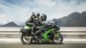 Kawasaki Ninja H2 SX SE press right side action