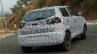 Mahindra S201 rear three quarters dynamic spy shot