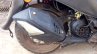 TVS Graphite spied near dealership exhaust