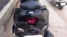 TVS Graphite spied near dealership tail light