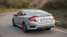 2018 Honda Civic diesel rear three quarters left side driving shot