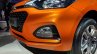 2018 Hyundai i20 (facelift) Passion Orange with Black front bumper at Auto Expo 2018