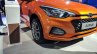 2018 Hyundai i20 (facelift) Passion Orange with Black front fascia at Auto Expo 2018