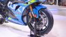 2018 Suzuki GSX-R1000R Blue front wheel at 2018 Auto Expo