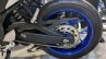 2018 Yamaha YZF-R3 Blue swingarm at 2018 Auto Expo