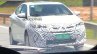 Brazilian-spec Toyota Vios (Toyota Yaris Sedan) front three quarters spy shot