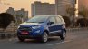 Ford EcoSport Petrol AT review front angle motion shot