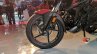 Honda X-Blade Red front wheel at 2018 Auto Expo