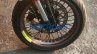 Husqvarna Vitpilen 401 spied up close front wheel