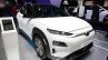 Hyundai Kona Electric front three quarters at 2018 Geneva Motor Show