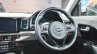 Kia Niro plug-in hybrid steering wheel at Auto Expo 2018