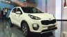 Kia Sportage front three quarters at Auto Expo 2018