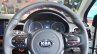 Kia Stonic steering wheel buttons at Auto Expo 2018