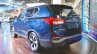 Mahindra Rexton rear three quarters left side at Auto Expo 2018