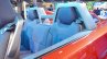 Mahindra TUV Stinger concept rear seats at Auto Expo 2018