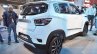 Mahindra e-KUV100 rear three quarters at Auto Expo 2018