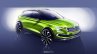 Skoda Vision X concept front three quarters teaser