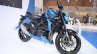 Suzuki GSX-S750 front right quarter at 2018 Auto Expo