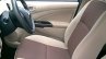 Toyota Platinum Etios Limited Edition front seat