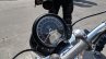 Triumph Bonneville Speedmaster India launch instrument cluster