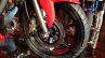 2018 TVS Apache RTR 160 4V India launch Red front brake