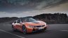 BMW i8 Roadster front three quarters dynamic