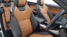 Range Rover Evoque convertible front seats