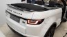 Range Rover Evoque convertible rear three quarters