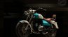 Royal Enfield Bullet 350 Cerulean by Eimor Customs front left quarter