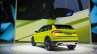 Skoda Vision X concept rear three quarters left side at 2018 Geneva Motor Show