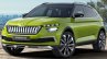 Skoda Vision X front three quarters