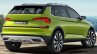 Skoda Vision X rear three quarters