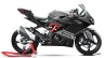 TVS Apache RR 310 rendered Grey and Black with stripes