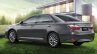 Toyota Camry Hybrid rear three quarters