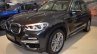 2018 BMW X3 Black Sapphire front three quarters left side