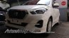 2018 Datsun Go (facelift) front three quarters spy shot