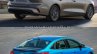 2018 Ford Focus Sedan vs 2014 Ford Focus Sedan rear three quarters right side