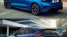 2018 Ford Focus vs 2014 Ford Focus rear three quarters