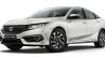 Honda Civic Luxe front three quarters