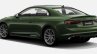 Indian-spec 2018 Audi RS 5 Coupe Sonoma Green Metallic rear three quarters